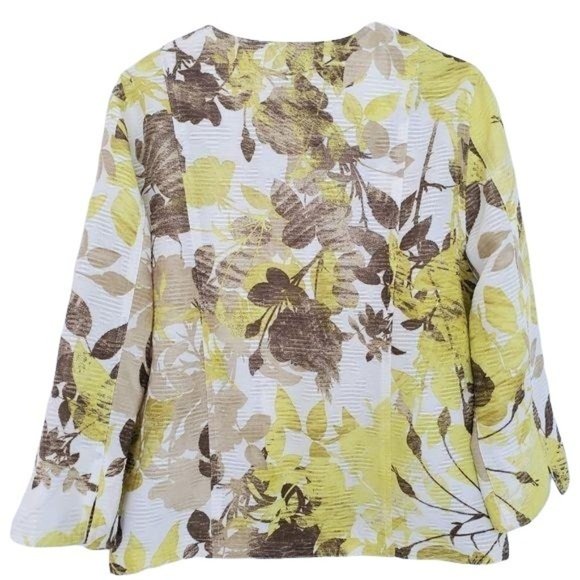 Alfred Dunner | Petite Lightweight Blazer Top - Picture 3 of 9